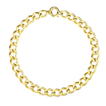 Gold Curb Chain | Woman Necklace | Gilded Strength Ladibelle