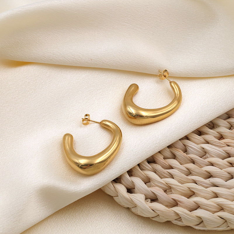 Small Gold Geometric | Woman Earrings | Gleaming Geo Earrings