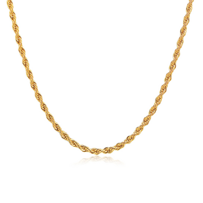 Gold Twist Chain | Woman Necklace | Serpentine Twist Ladibelle