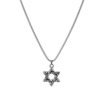 Silver Star Charm | Man Necklace | Stellar Edge Ladibelle