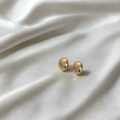 Mini Gold & Silver Bean Drop | Woman Earrings | Petite Radiance Ladibelle