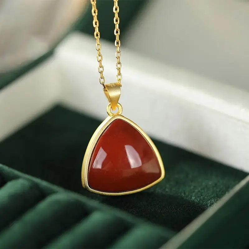 Crimson Nature’s Elegance Necklace