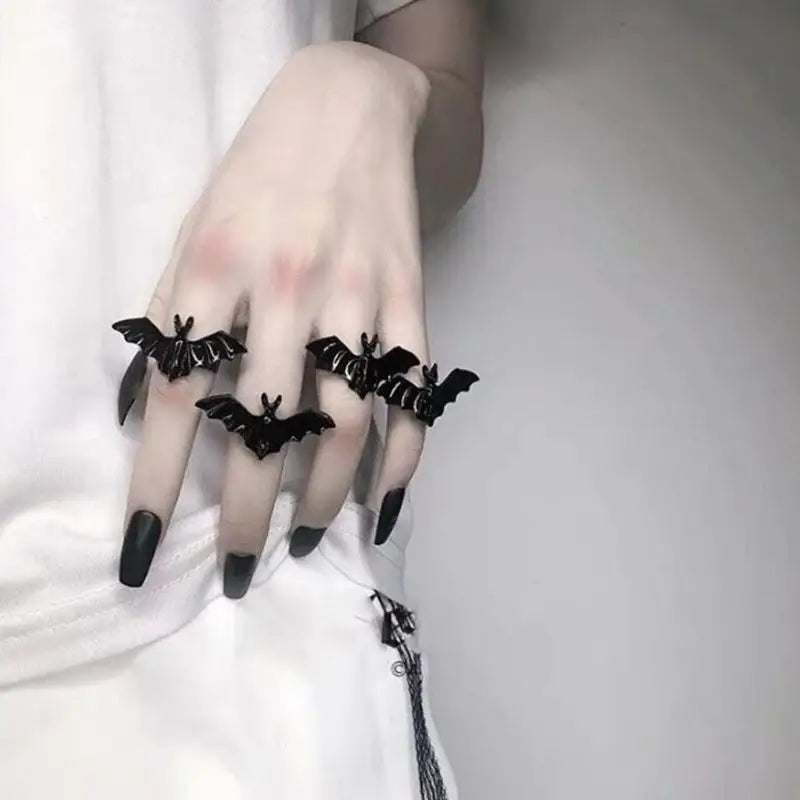 Eclipse Elegance Bat Ring