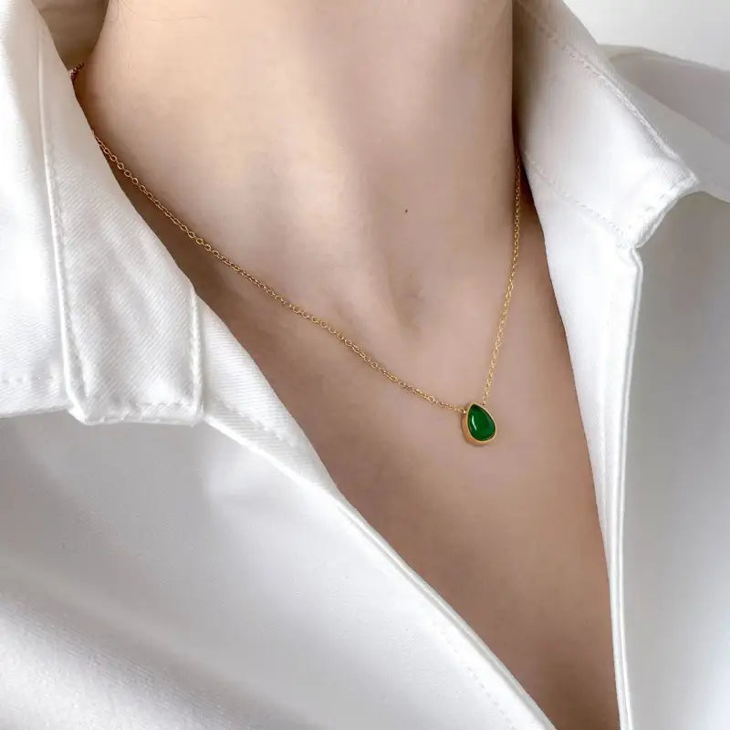 Enchanting Emerald - Necklace