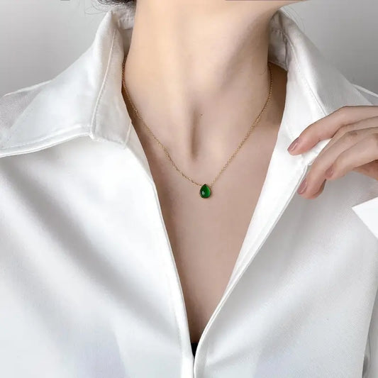 Enchanting Emerald - Necklace