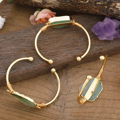 Jade Essence: Handcrafted Natural Bracelet