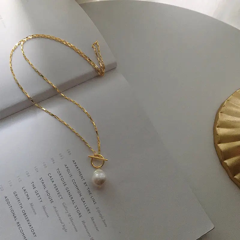 Lustrous Baroque Pearl Necklace