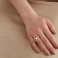 Opulent Pearl Vintage Ring