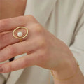 Opulent Pearl Vintage Ring