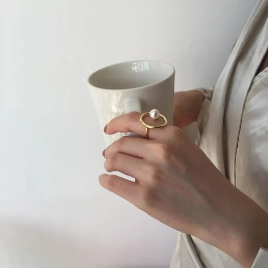 Opulent Pearl Vintage Ring