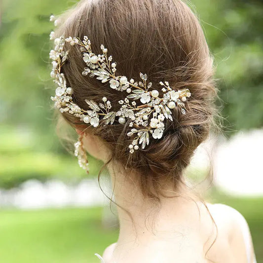 Pearl Elegance: Wedding Hair Clip - Accessories