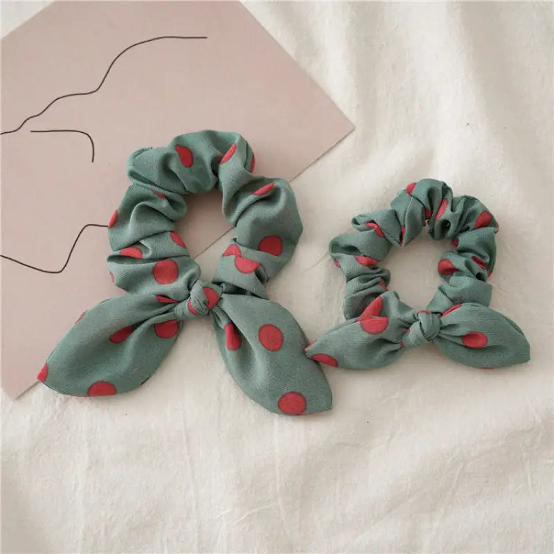 Rabbitry Twist Hair Tie Set - Green Accessories