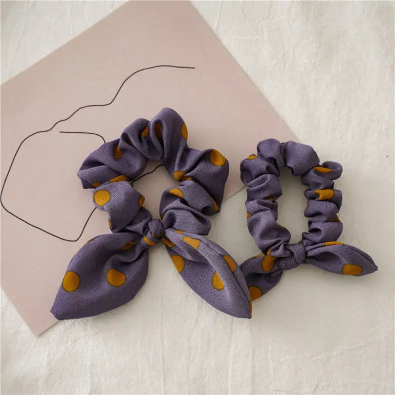 Rabbitry Twist Hair Tie Set - Purple Accessories