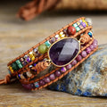 Radiant Amethyst Resonance Bracelet