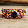 Radiant Amethyst Resonance Bracelet