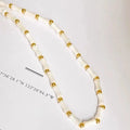 ShellCraft Harmony: Elegant Bamboo-Inspired Necklace