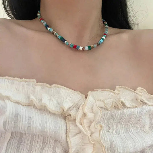 Vibrant Gemstone Delight Necklace